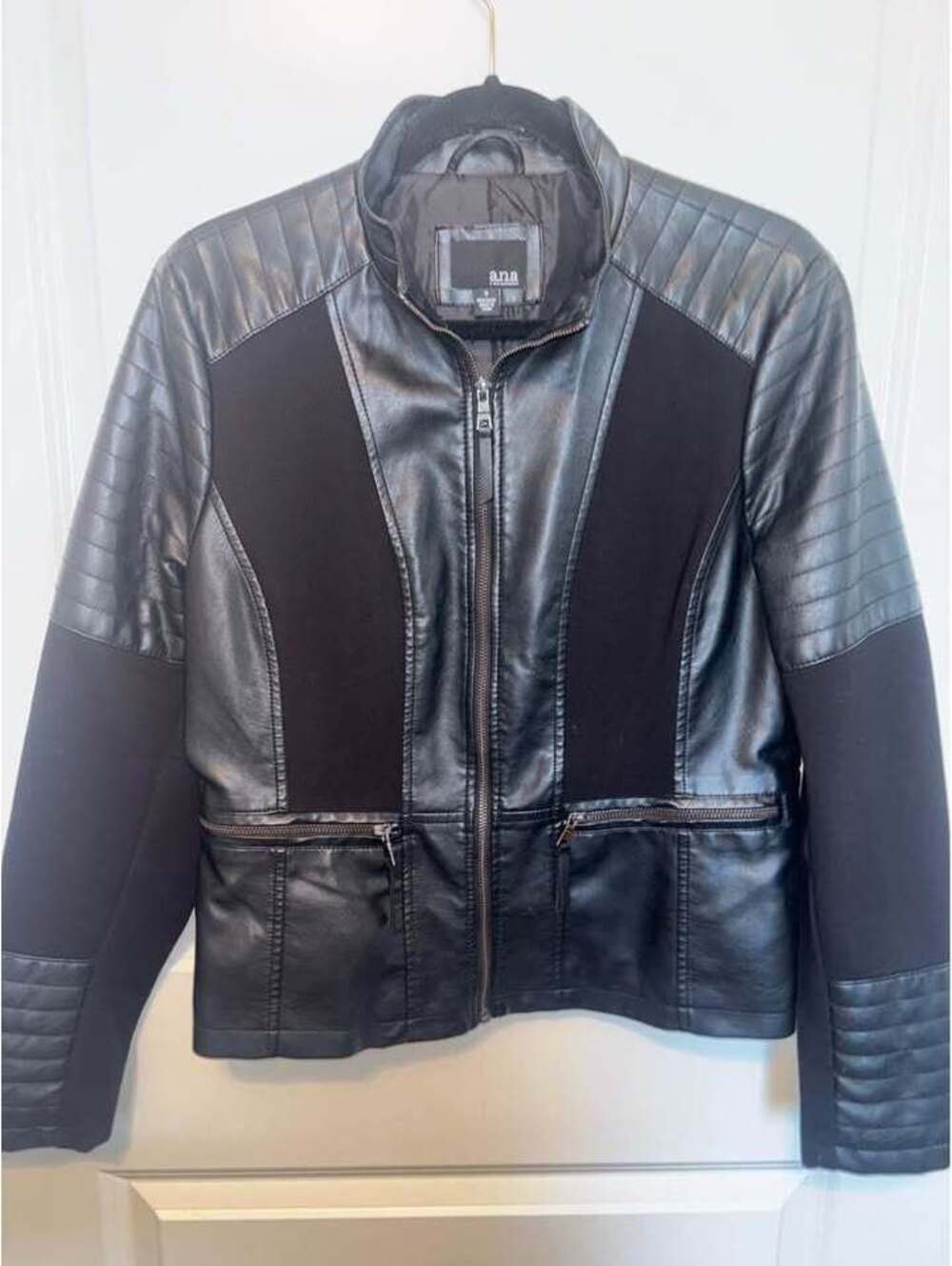a.n.a Faux Leather Moto Jacket
